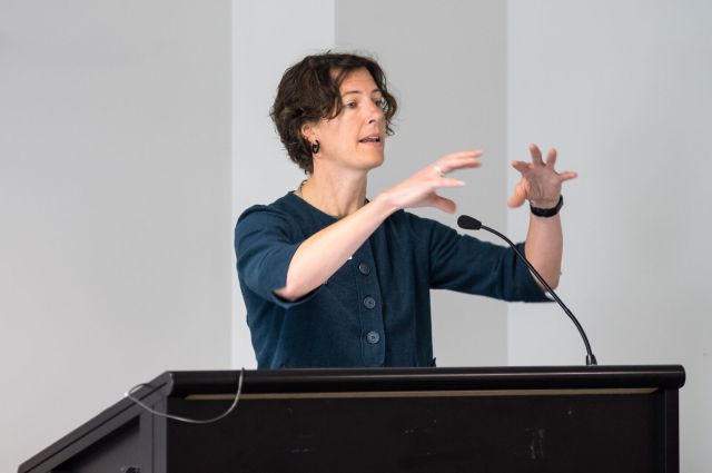 me speaking at hume CrREW launch